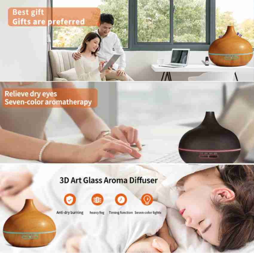 Cool Mist Humidifier 3-in -1 Essential Oil Diffuser 30 Db Quiet