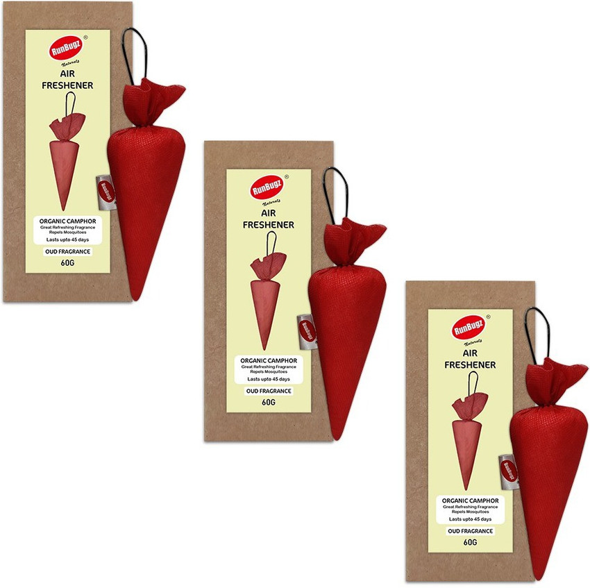 RunBugz Camphor Cone With Oud Fragrance Air Freshener Mosquito