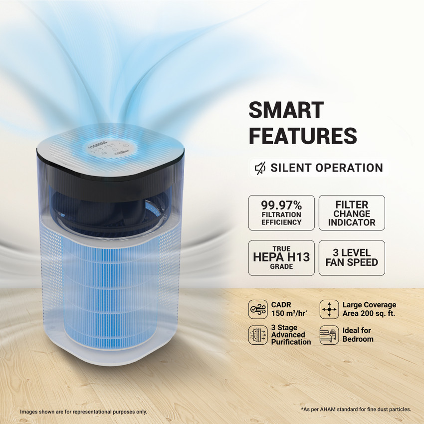 EUREKA FORBES AP 150 3 Stage HEPA Surround 360 Air Technology