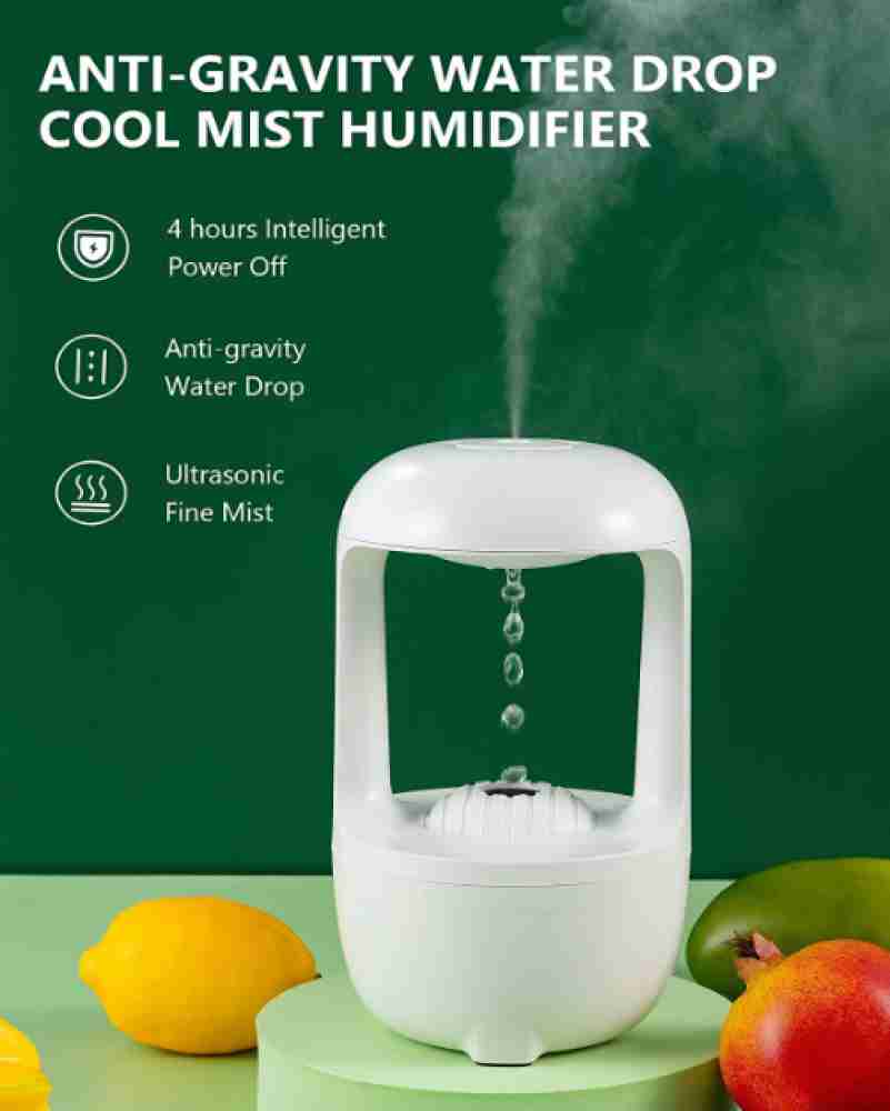 Bimperial Anti Gravity Cool Mist Water drop Humidifier, 850 ml