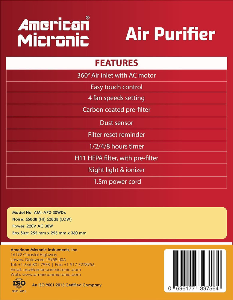 American micronic shop air purifier