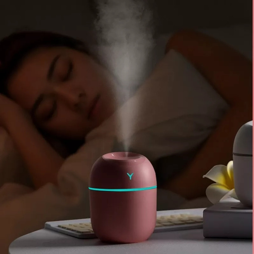 Chocozone USB Mist Humidifier Diffuser with 7 Color LED Air Humidifer for Room Office Car Portable Car Air Purifier