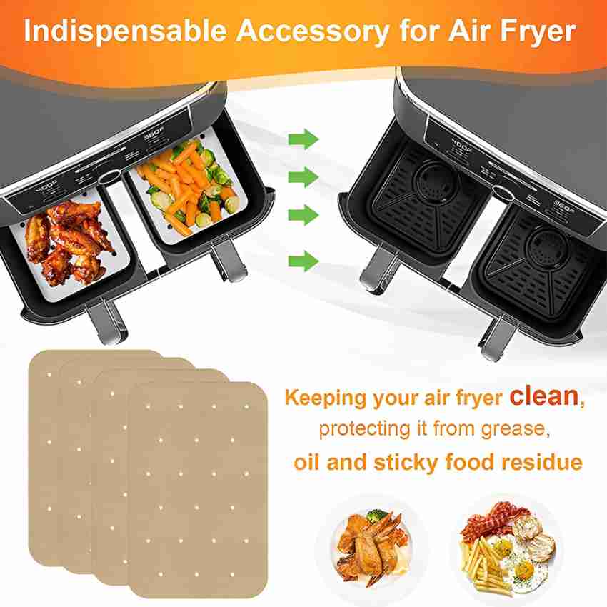 Air Fryer Liners for Ninja Air Fryer, Air fryer Disposable Paper Liner  ,100-Pack