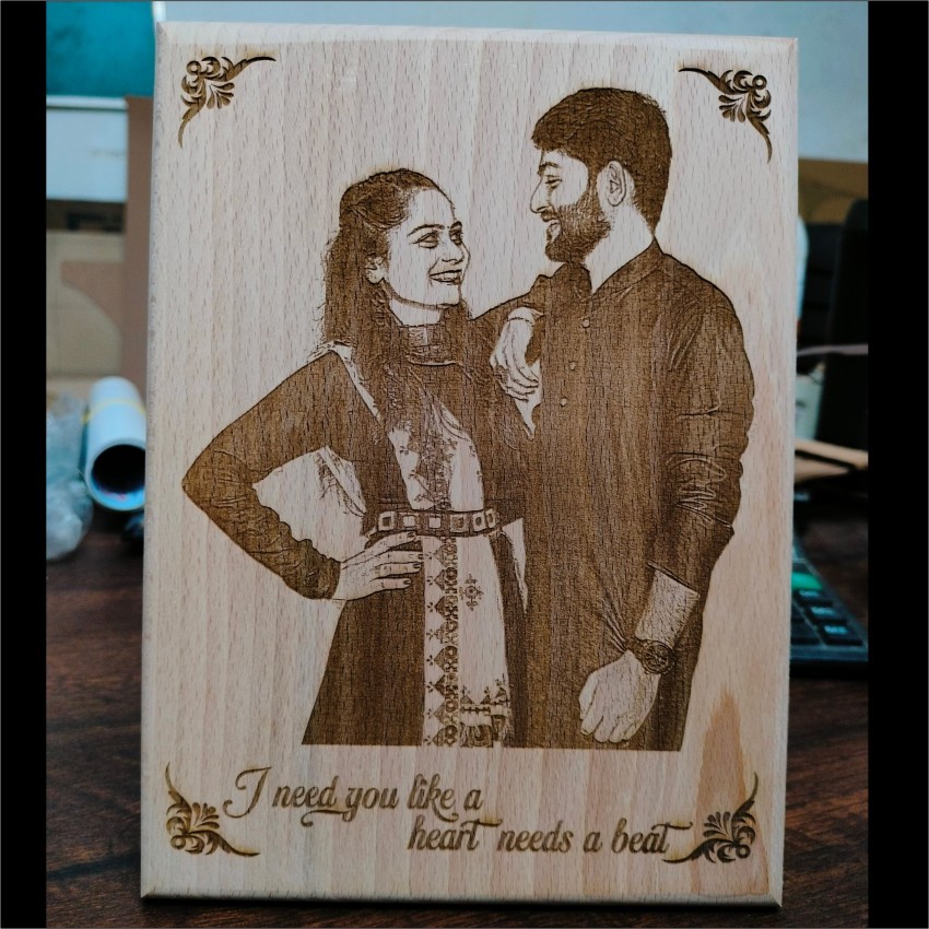 WOODEN PERSONALIZED PHOTO ALBUM