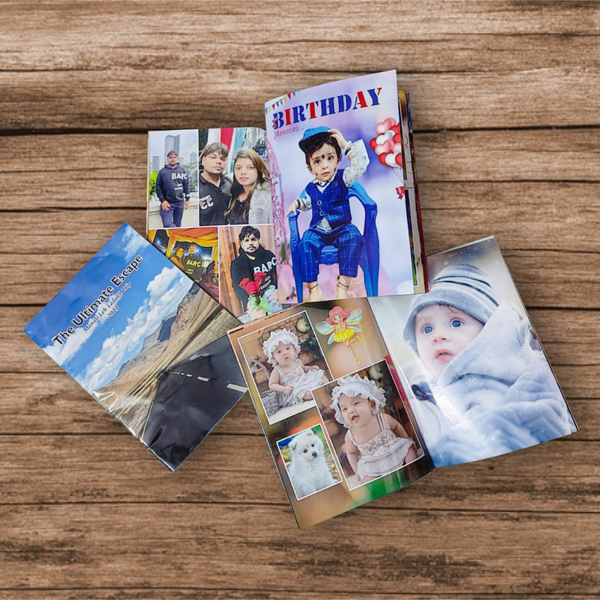UNIPRINT Personalized Magazine Style Photo Album Book Multicolour, 9