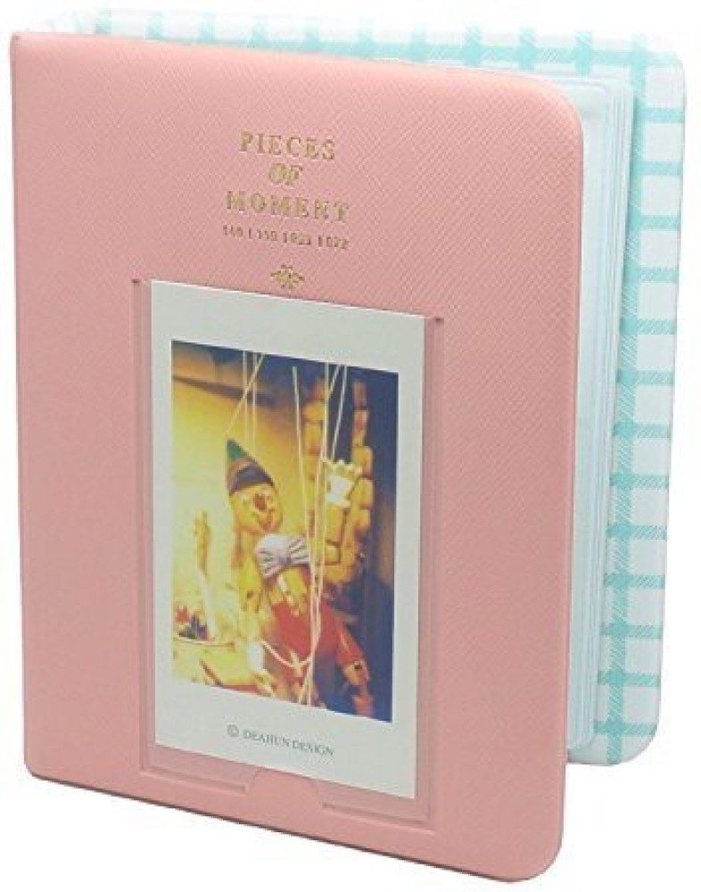 Caiul 64 Pockets Photo Album , Polaroid Pink Album Price in India