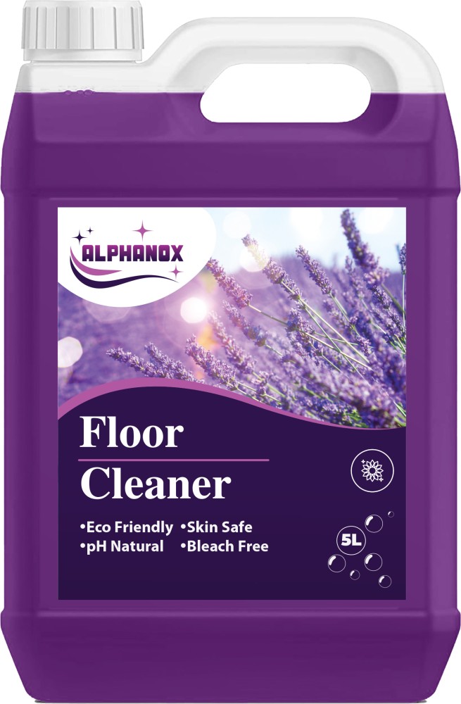 M&C Disinfectant Surface & Floor Cleaner Liquid, Lavender , 5 Liters MAKES  8 Liters