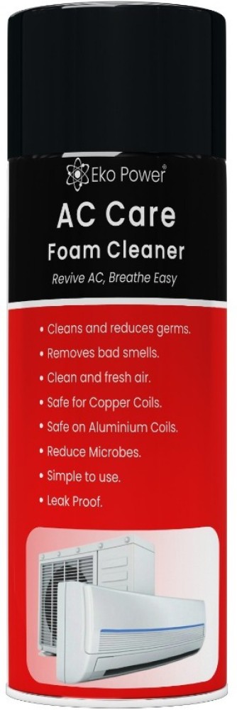 Eko Power AC Foam Cleaner, For Window AC & Split AC Cleaning, Remove  Dust, Insects, Odour & Germs, Eliminates Virus Bacteria & Fungs