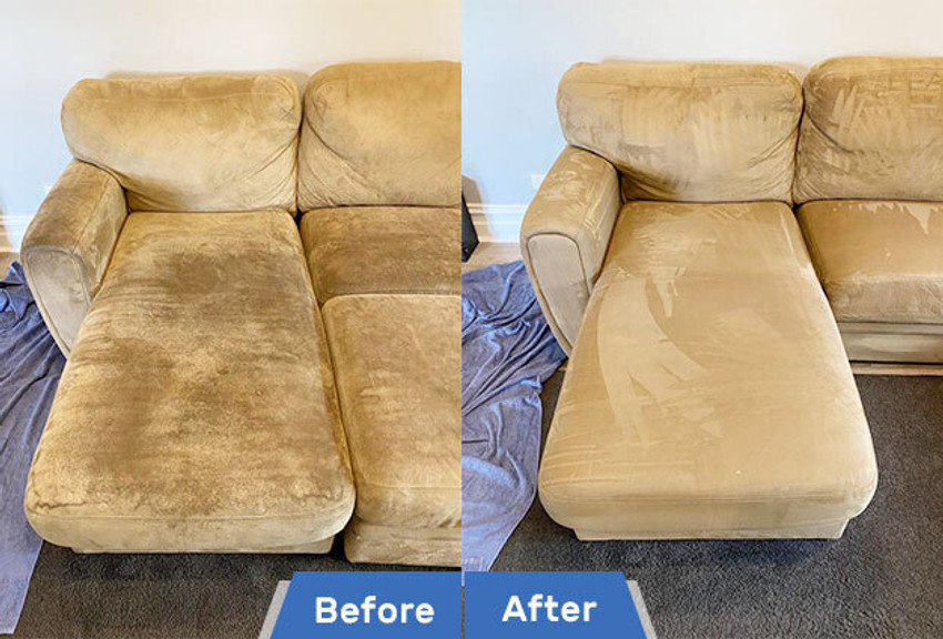 how to clean microfiber couch cushions