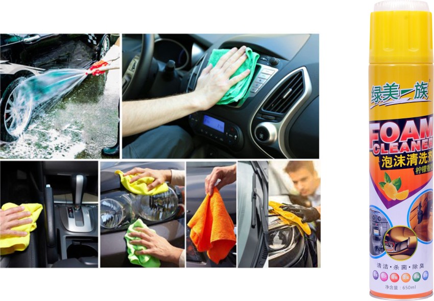 Aadivk Car Interior Cleaner Multipurpose Foam Cleaner