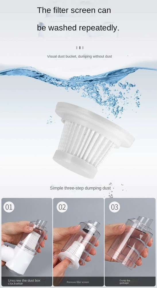 Powerful cordless store handheld vacuum