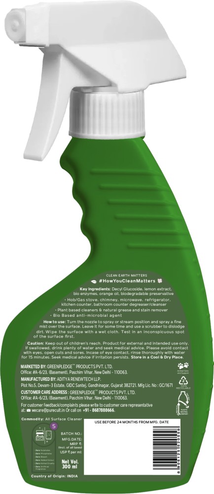 Plant Based Multi-Surface Microwave Cleaner & Degreaser