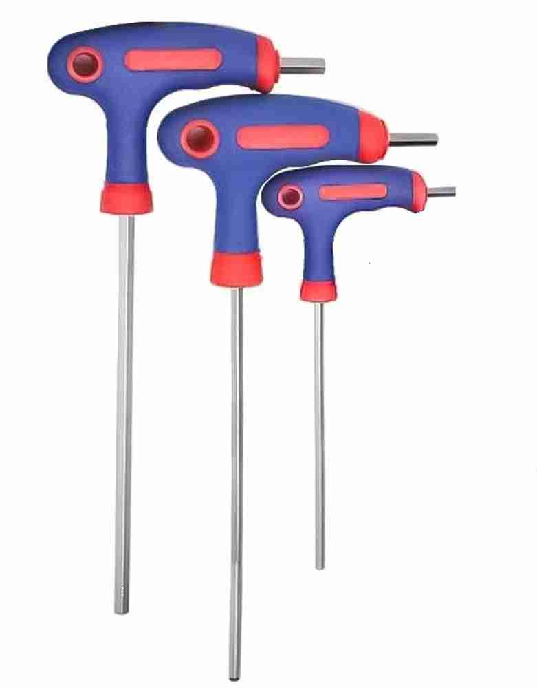 GSK Cut Two way hex Allen keys with T type Handle 3mm 4mm 5mm Allen Key Set Price in India Buy GSK Cut Two way hex Allen keys with T type Handle 3mm