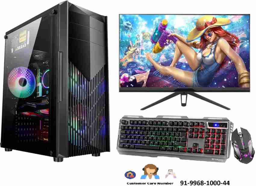 ZOONIS Gameing Core i7 (8 GB DDR3/500 GB/256 GB SSD/Windows 10 Pro/4 GB/19  Inch Screen/Best Gaming Desktop For GTA 5 & Free Fire Core i7) with MS  Office - ZOONIS 