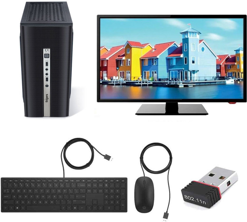  Gaming PC Desktop Intel core i7, TechMagnet Horizon+ with RTX  3060 12GB GDDR6, 16GB RAM, 1TB SSD, MTG New 24 Inch Monitor, HDMI, DVI,  VGA, RGB Keyboard Mouse, Wi-Fi Win 10