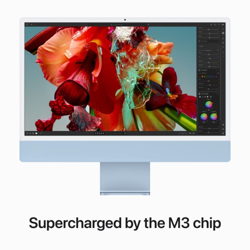 Apple iMac M3 (8 GB Unified/256 GB SSD/macOS Sonoma/24 Inch  Screen/MQRQ3HN/A) - Apple 