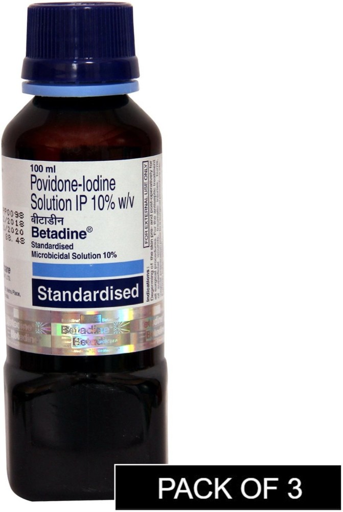 Betadine 10% Solution 100ml: Price, Uses, Side Effects