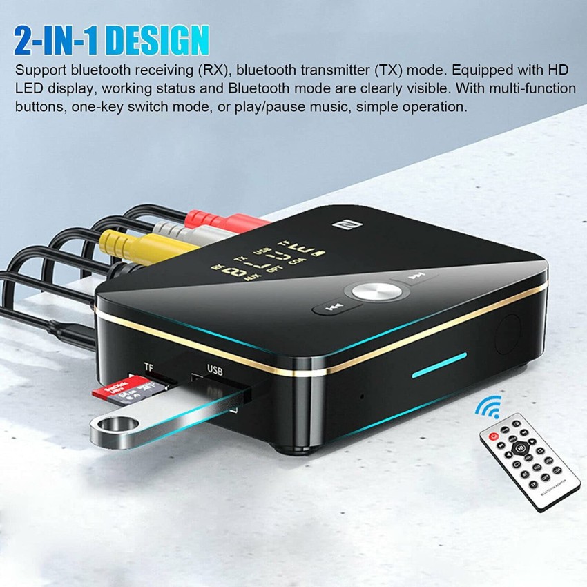 Cheap 2 IN 1 USB 5.0 Bluetooth Audio Bluetooth Transmitter