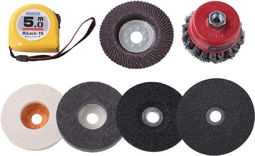 Stainless Steel Polishing Kit For Angle Grinder Flap Disc Buffing  Accessories 