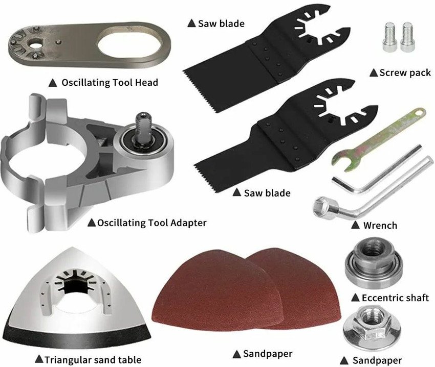 Inditrust Oscillating Tool Adapter Kit 100 Type for Angle Grinder 801 tool kit Angle Grinder