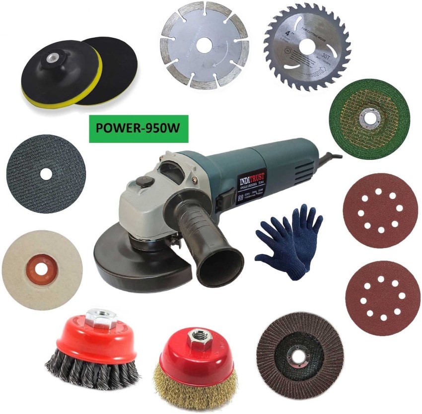 Inditrust Heavy 4inch 5pc Grinding Wheel size 100x6x16mm Power & Hand Tool  Kit Price in India - Buy Inditrust Heavy 4inch 5pc Grinding Wheel size  100x6x16mm Power & Hand Tool Kit online