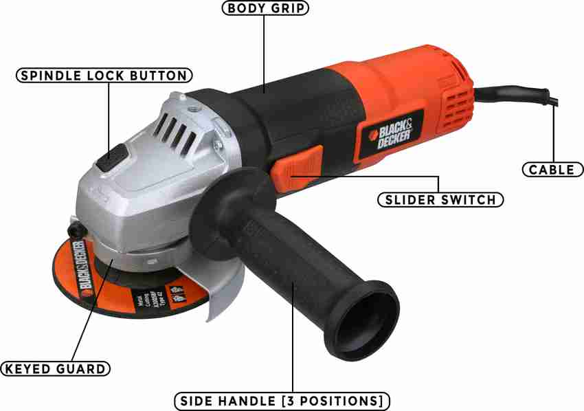 BLACK DECKER G720RW IN Angle Grinder Price in India Buy BLACK DECKER G720RW IN Angle Grinder online at Flipkart