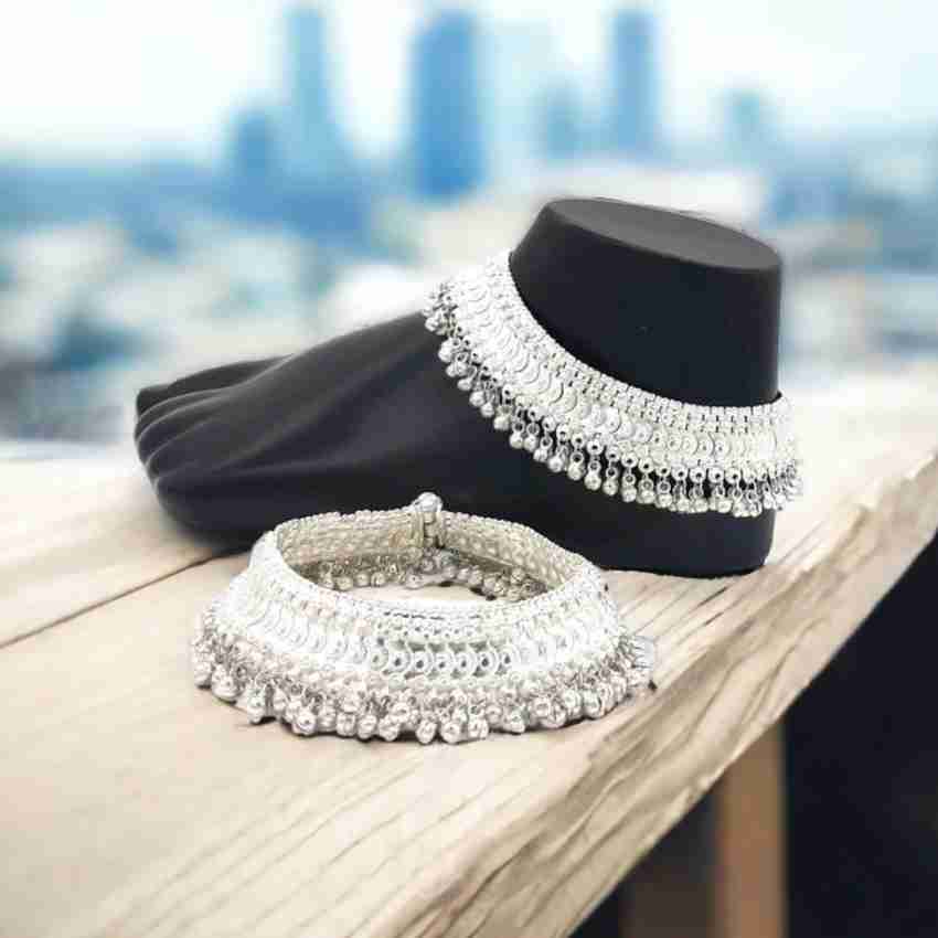 BR Ornaments Allure Chunky Women Anklets Toe Rings Alloy Anklet Price in India Buy BR Ornaments Allure Chunky Women Anklets Toe Rings Alloy Anklet Online at Best Prices in