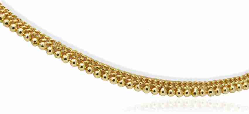 Kollam Supreme Gold Plated Bead Anklet 10.5 Size Alloy Anklet Price in India Buy Kollam Supreme Gold Plated Bead Anklet 10.5 Size Alloy Anklet Online at Best Prices in India Flipkart