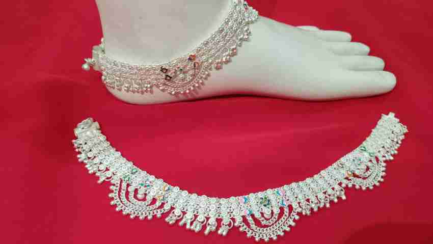 Heavy payal design sales in silver with price