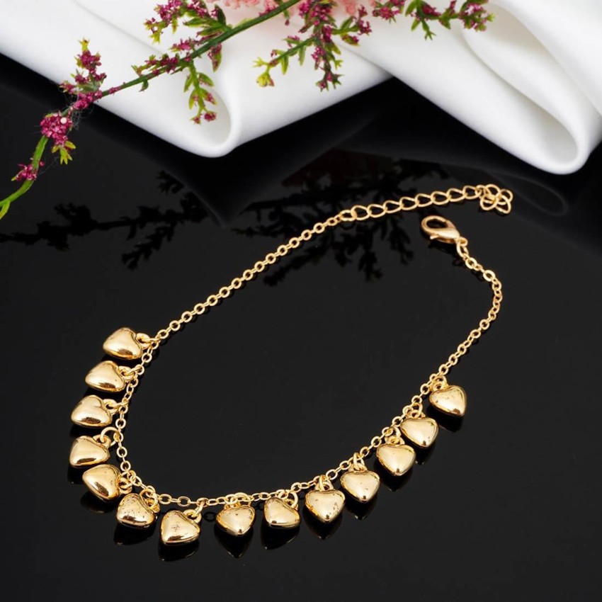 Ferosh Gold Shell Bracelet: Buy Ferosh Gold Shell Bracelet Online at Best  Price in India