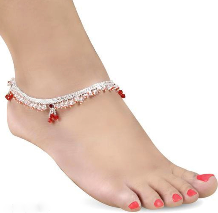 Update more than 153 silver indian ankle bracelet best kidsdream.edu.vn