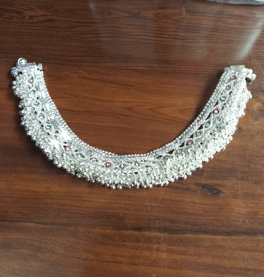 Heavy anklets store silver