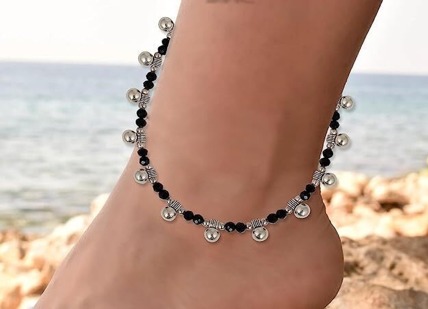 Silver on sale bell anklet