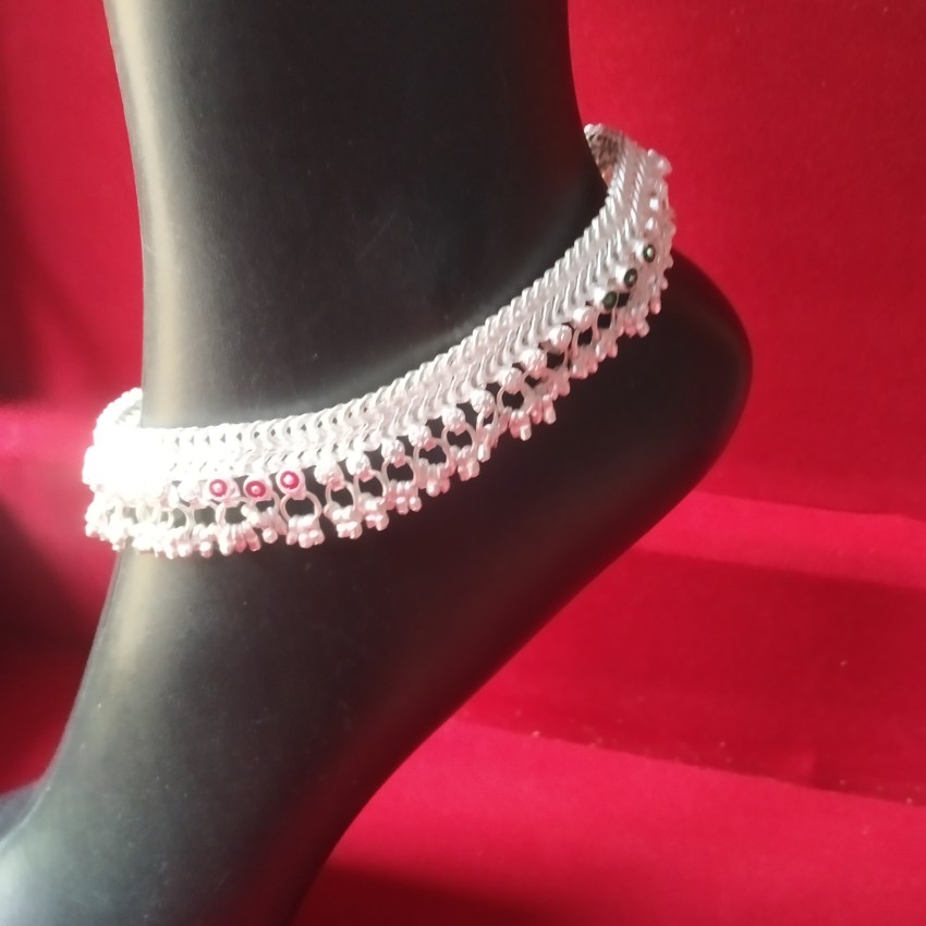 Chandi hot sale anklets price