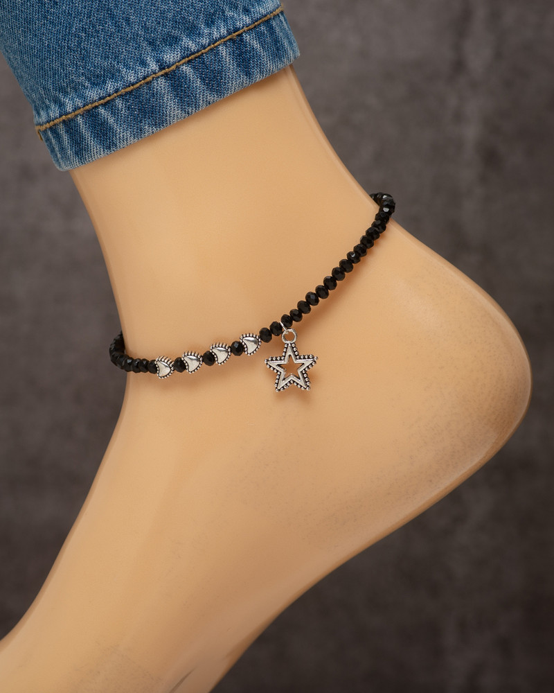 NAKSH beautiful multi color crystal anklets Silver Anklet Price in India Buy NAKSH beautiful multi color crystal anklets Silver Anklet Online at Best Prices in India Flipkart