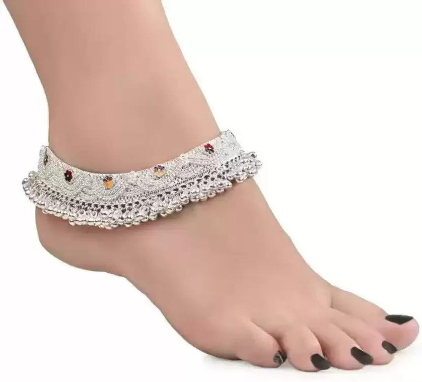 Thick 2025 anklet silver