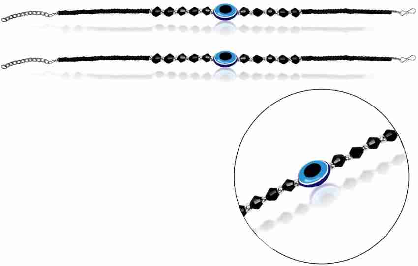 Uniqon (1 Pair) Adjustable Moti/Stone Single Evil Eye Nazariya Leg  Payal/Pajeb Anklets Stone Anklet Price in India - Buy Uniqon (1 Pair)  Adjustable Moti/Stone Single Evil Eye Nazariya Leg Payal/Pajeb Anklets Stone