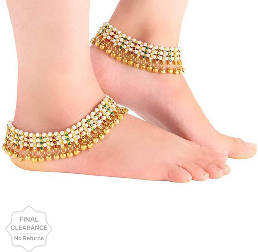 Heavy anklets deals online shopping