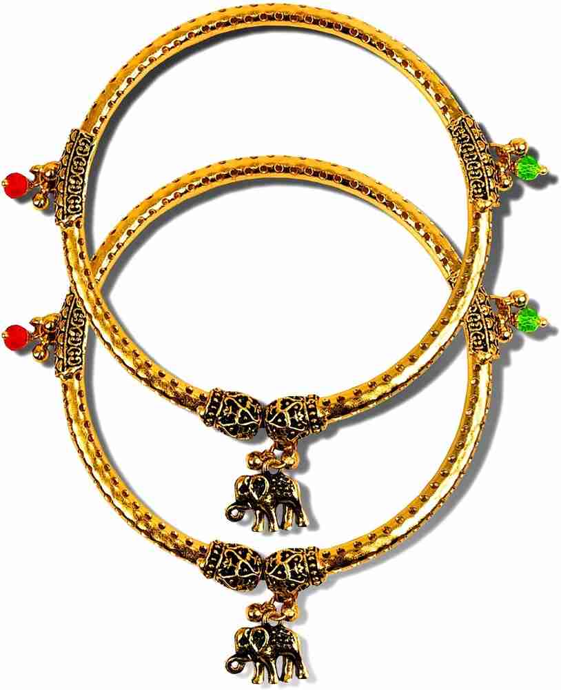 Leg bangles gold sale