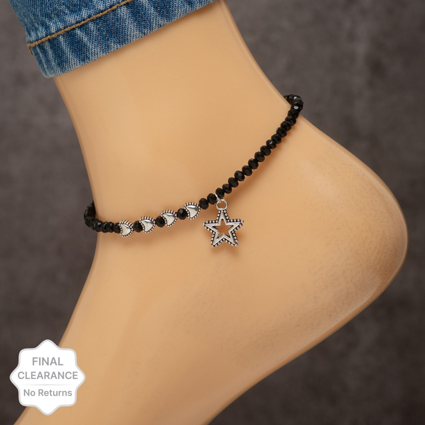 Crystal anklets shop