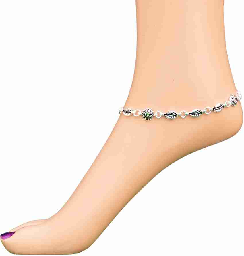 UNIQUE ENTERPRISE Fancy Silver Payal Anklets Ideal for Women Anklets Pair 031 Silver Anklet Price in India Buy UNIQUE ENTERPRISE Fancy Silver Payal Anklets Ideal for Women Anklets Pair 031 Silver