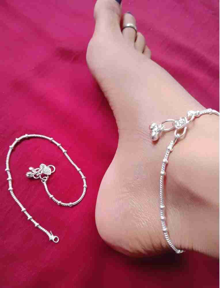 yuvaan crystal anklets for girls stylish Gith Alloy Anklet
