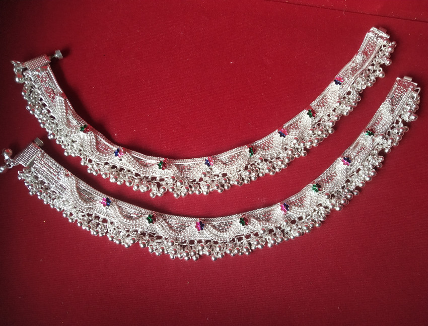 Silver dulhan payal price new arrivals