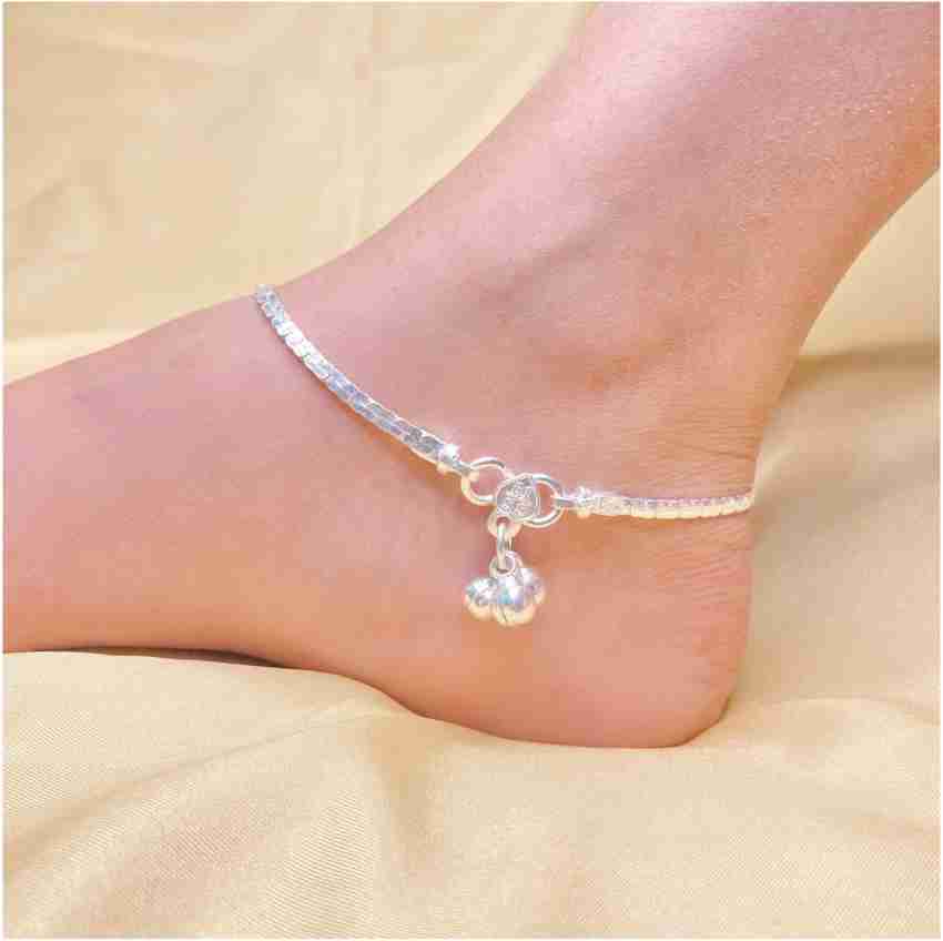 Pure silver shop leg chain