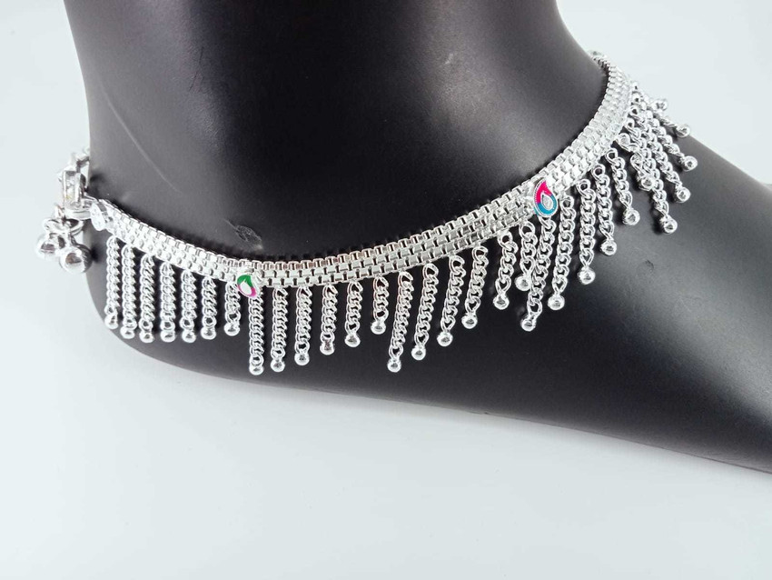 Pihujewel Silver Anklet Price in India Buy Pihujewel Silver