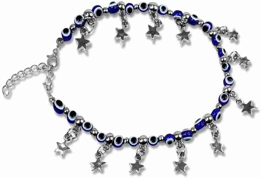 Adhvik (1 Pair) Adjustable Moti/Stone Single Evil Eye Nazariya Leg  Payal/Pajeb Anklets Stone Anklet Price in India - Buy Adhvik (1 Pair)  Adjustable Moti/Stone Single Evil Eye Nazariya Leg Payal/Pajeb Anklets Stone