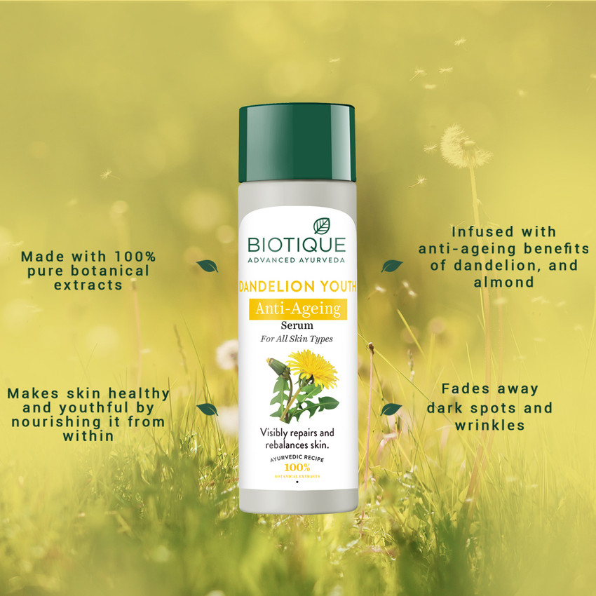 BIOTIQUE Bio Dandelion Visibly Ageless Serum Buy BIOTIQUE Bio