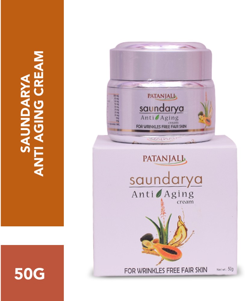 PATANJALI Anti Ageing Cream Reduces Fine Lines Wrinkles