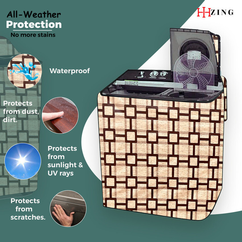 Hizing Semi Automatic Washing Machine Cover Price in India Buy Hizing Semi Automatic Washing Machine Cover online at Flipkart
