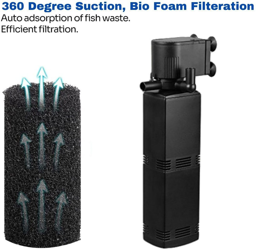 Petzlifeworld BL 111F Double Layer Aquarium Internal Filter 20W